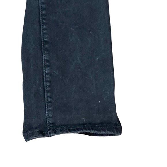 Loft Ann Taylor Denim Curvy Bootcut Jeans Black Women Size 4 Mid-Rise Stretch - Picture 4 of 9